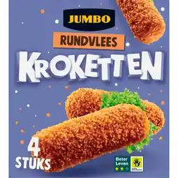 Jumbo Jumbo Rundvleeskroketten 4 Stuks aanbieding