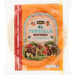 Jumbo Jumbo XL Tortilla Naturel 12 Stuks aanbieding