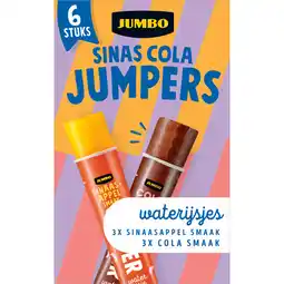 Jumbo Jumbo Waterijsjes Sinas Cola Jumpers 6 Stuks aanbieding