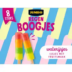 Jumbo Jumbo Regenboogjes Waterijsjes 8 Stuks aanbieding