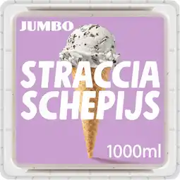 Jumbo Jumbo Stracciatella Schepijs 1L aanbieding