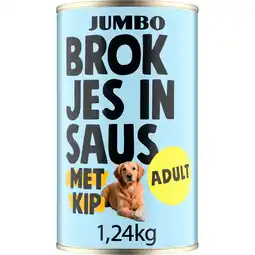 Jumbo Jumbo Brokjes in Saus Met Kip Adult 1,24 kg aanbieding