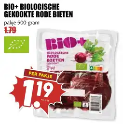 De Boerenschuur bio+ biologische gekookte rode bieten aanbieding