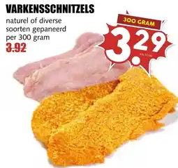 De Boerenschuur varkensschnitzels aanbieding