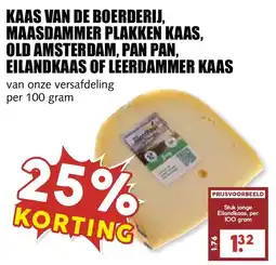 De Boerenschuur Kaas van de boerderij, maasdammer plakken kaas, old amsterdam, pan pan, eilandkaas of leerdammer kaas aanbieding
