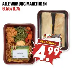 De Boerenschuur Warung maaltijden aanbieding