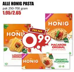 De Boerenschuur alle honig pasta aanbieding