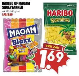 De Boerenschuur haribo of maoam snoepzakken aanbieding