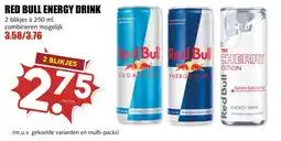 De Boerenschuur Red Bull Energy Drink aanbieding