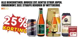 De Boerenschuur alle benediktiner, brugse zot, gentse strop, jopen, kwaremont, seef, straffe hendrik of wittekerke aanbieding
