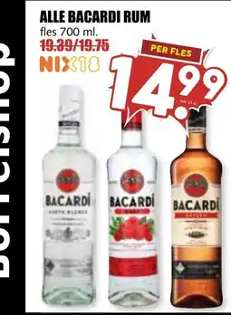 De Boerenschuur Alle bacardi rum aanbieding