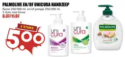 De Boerenschuur palmolive en/of unicura handzeep aanbieding