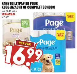 De Boerenschuur Page toilet papier puur, kussenzacht of compleet schoon aanbieding