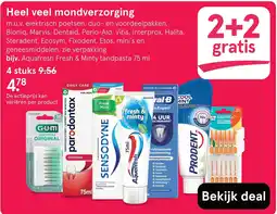Etos Aquafresh Fresh & Minty tandpasta aanbieding