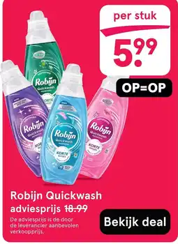 Etos Robijn Quickwash aanbieding
