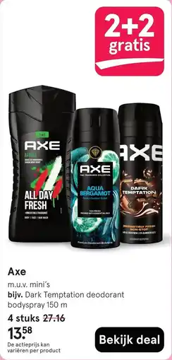 Etos Axe aanbieding