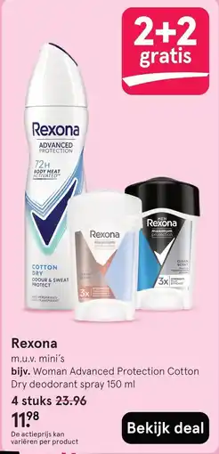 Etos Rexona aanbieding