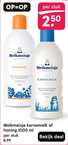Etos Melkmeisje karnemelk of honing aanbieding