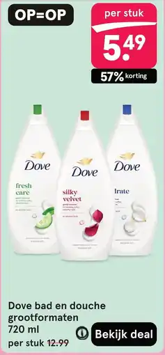 Etos Dove bad en douche grootformaten aanbieding