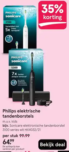 Etos Philips elektrische tandenborstels aanbieding
