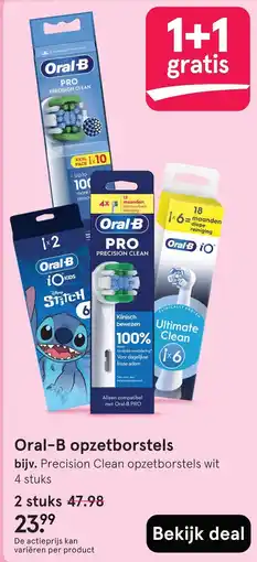 Etos Oral-B opzetborstels aanbieding