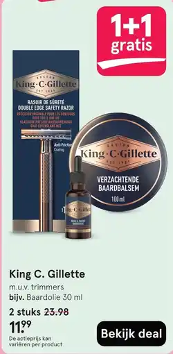 Etos King C. Gillette aanbieding