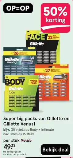 Etos Gillette Gillette Venus1 aanbieding