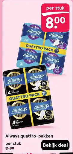 Etos Always quattro-pakken aanbieding
