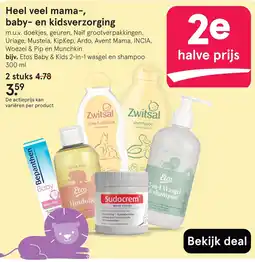 Etos Etos Baby & Kids 2-in-1 wasgel en shampoo aanbieding