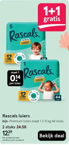 Etos Rascals luiers aanbieding