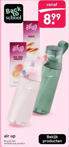 Etos air up aanbieding