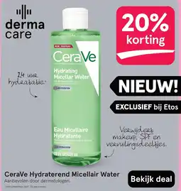 Etos CeraVe Hydraterend Micellair Water aanbieding