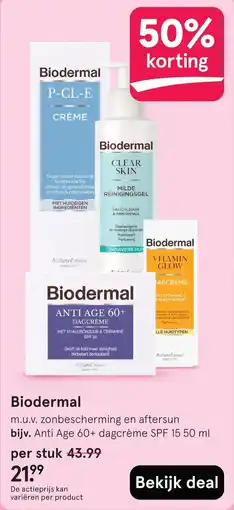 Etos Biodermal Anti Age 60+ dagcrème aanbieding