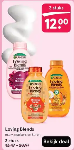Etos Garnier Loving Blends aanbieding