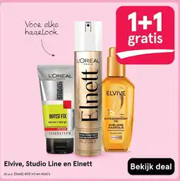 Etos Elvive, Studio Line en Elnett aanbieding