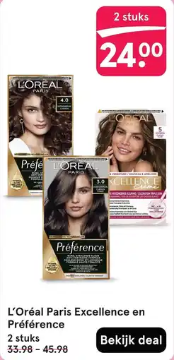 Etos L'Oréal Paris Excellence en Préférence aanbieding