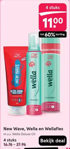Etos New Wave, Wella en Wellaflex aanbieding
