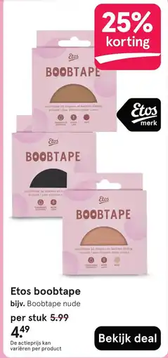 Etos Etos boobtape aanbieding