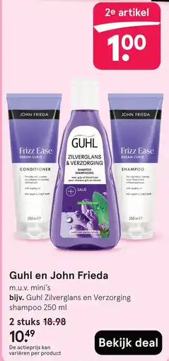 Etos Guhl en John Frieda aanbieding