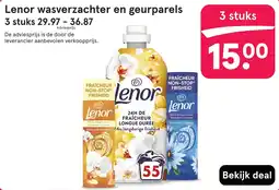 Etos Lenor wasverzachter en geurparels aanbieding