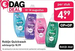 Etos Robijn Quickwash aanbieding