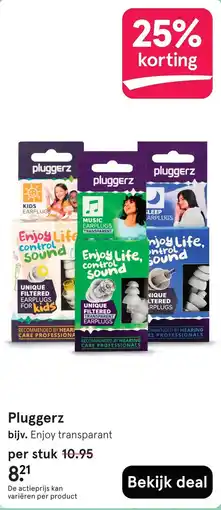 Etos Pluggerz Enjoy transparant aanbieding