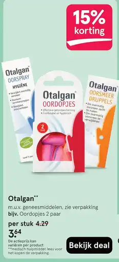 Etos Otalgan oordopjes aanbieding