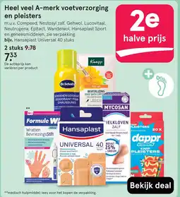 Etos Heel veel A-merk voeterzorging en pleisters aanbieding
