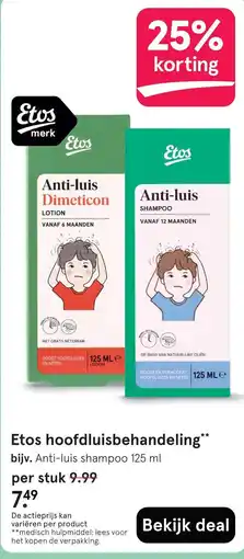 Etos Etos Anti-luis shampoo aanbieding