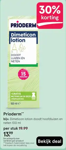 Etos Prioderm Dimeticon lotion aanbieding