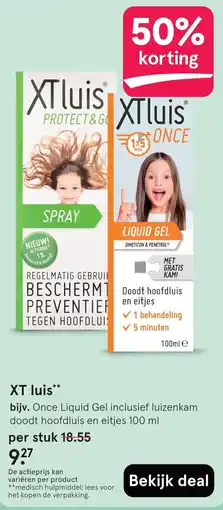 Etos XT luis Once Liquid Gel aanbieding
