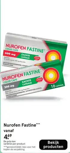 Etos Nurofen Fastine aanbieding