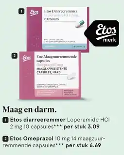 Etos Etos diarreeremmer Loperamide HCl aanbieding
