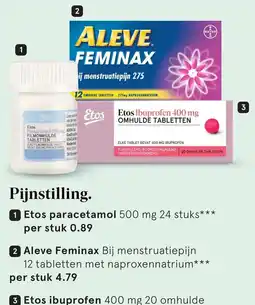 Etos Etos paracetamol 500 mg aanbieding